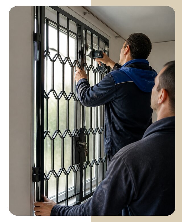 Установка распашных решеток в Выксе цена от 6741 р. | ДвериЛегко-Вкс